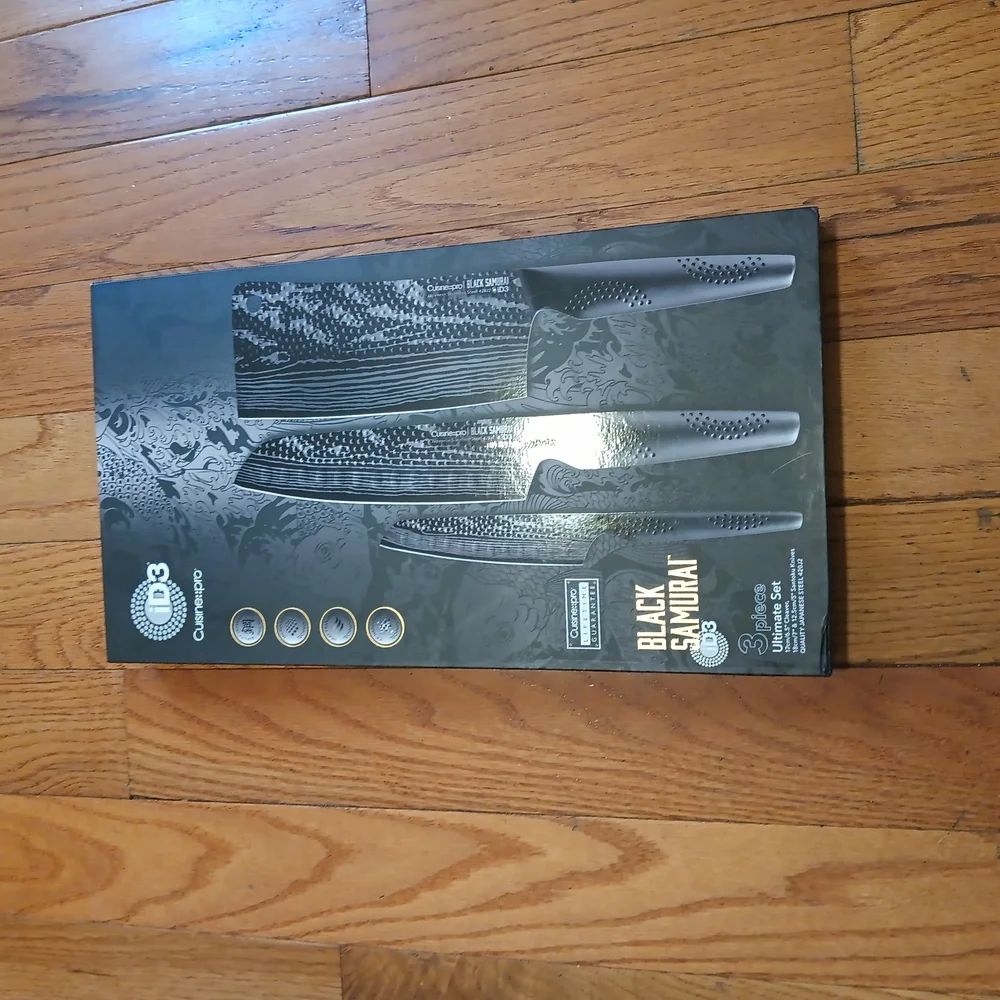 Cuisine Pro Black Knife Set